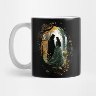 The Ranger and the Maiden - By the Woods - Fantasy Mug